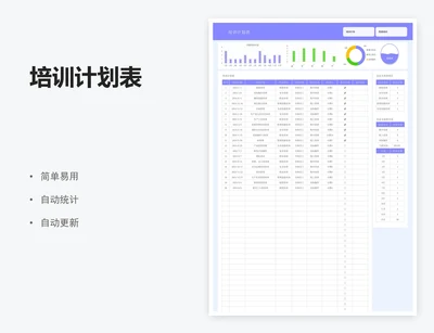 培训计划表