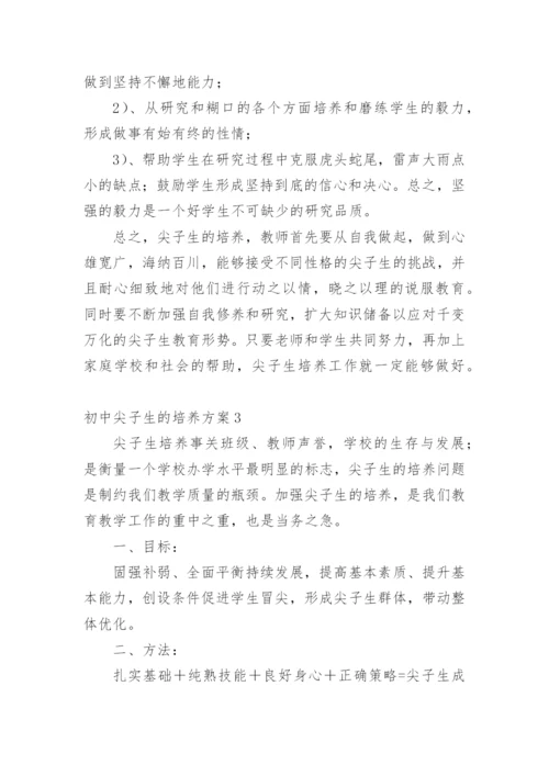 初中尖子生的培养方案.docx