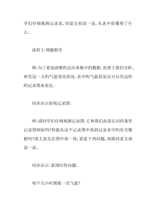 折线统计图教学方案.docx