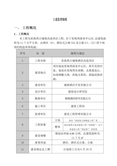 酒店改造项目土建监理细则.docx