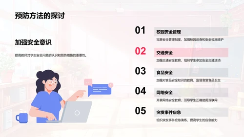 安全教育在教师培训中PPT模板