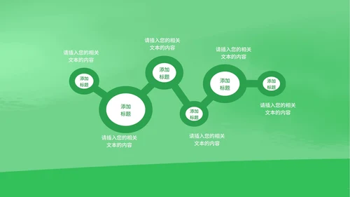 绿色卡通风营销活动促销策划方案PPT模板