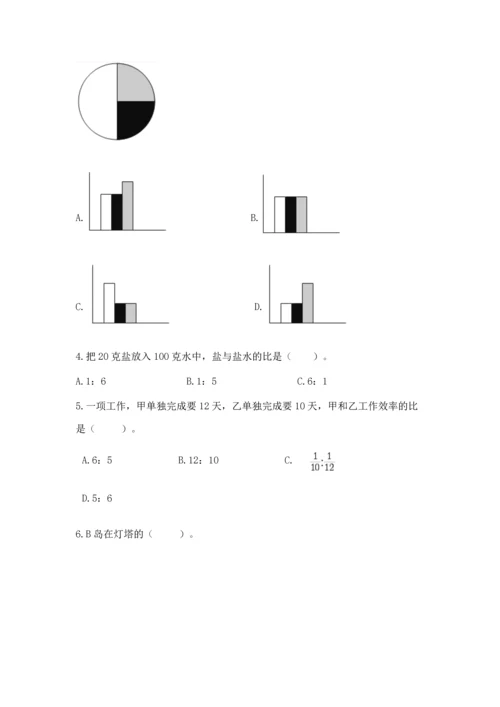 人教版六年级上册数学期末检测卷含答案【a卷】.docx