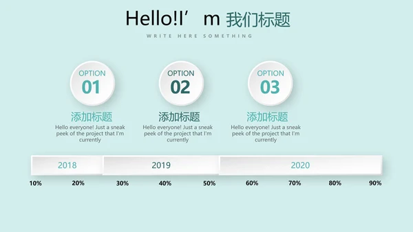 小清新医疗医学健康动态PPT