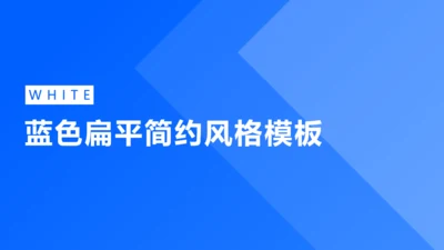 渐变纯色工作总结报告通用PPT模板