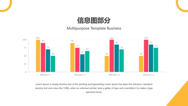 欧美风抽象创意版式公司简介商务PPT模板