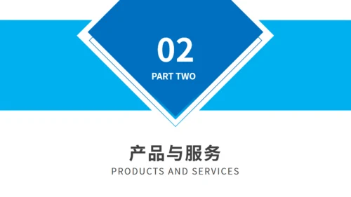 蓝色商务企业介绍通用PPT模板