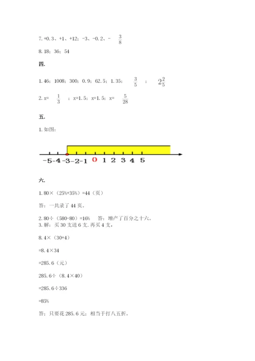 小学毕业班数学检测卷往年题考.docx