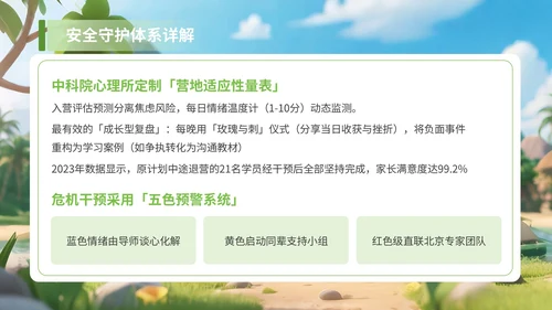 绿色3D风享受野趣感受阳光夏季旅游计划PPT