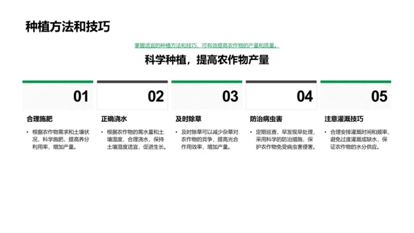 农业气象在寒露季节PPT模板