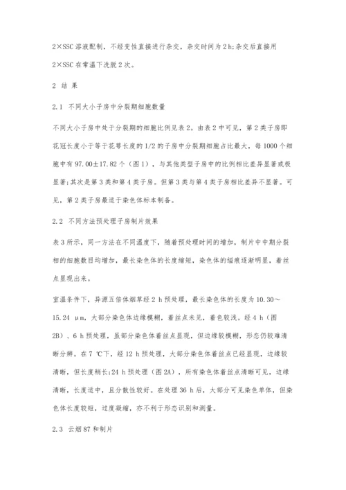 以子房为材料制备烟草染色体标本的方法.docx