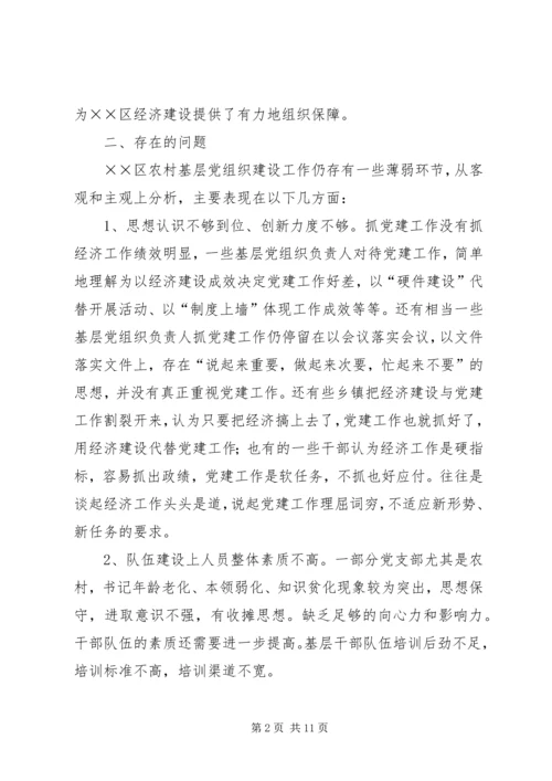 新农村党建工作载体调研报告.docx
