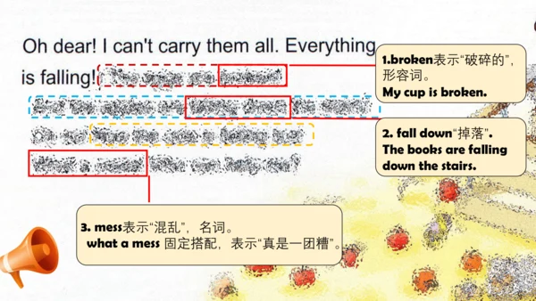外研社六下 Module4 Unit2 The apples are falling down