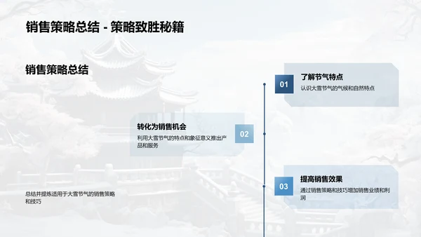 大雪节气销售策略