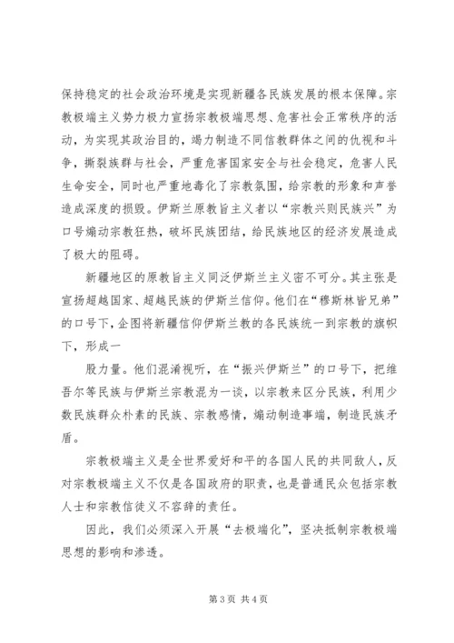 大力弘扬宪法精神坚决打击和抵制宗教极端心得体会 (3).docx