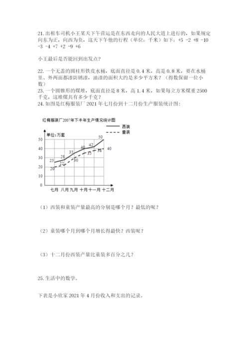 六年级小升初数学应用题50道及完整答案（夺冠系列）.docx