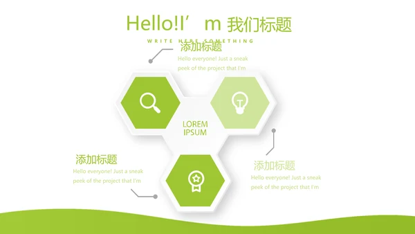 绿色公司产品介绍宣传通用PPT动态模板