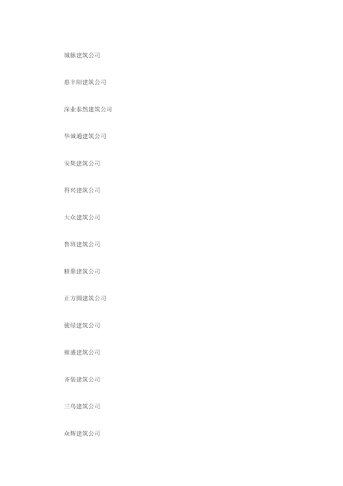 好听大气的建筑公司名字大全.docx