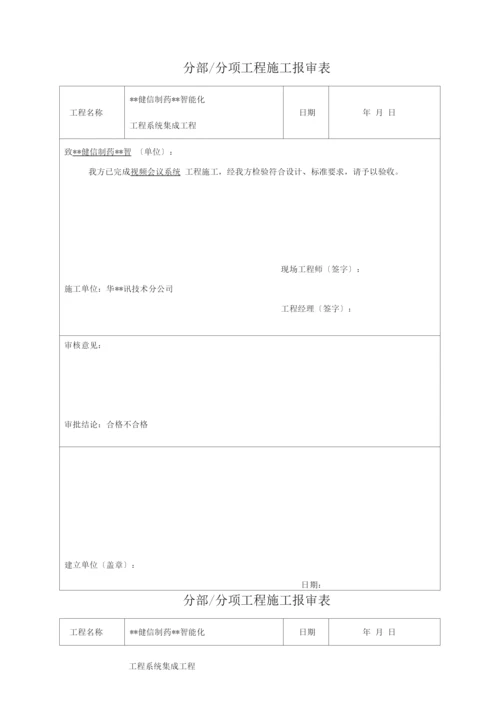 分部分项工程施工报告.docx