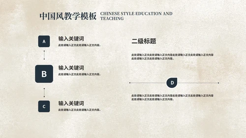 中国风国学传统文化主题教育PPT模板