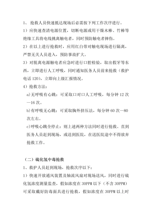 污水处理厂安全生产应急专题预案汇编.docx
