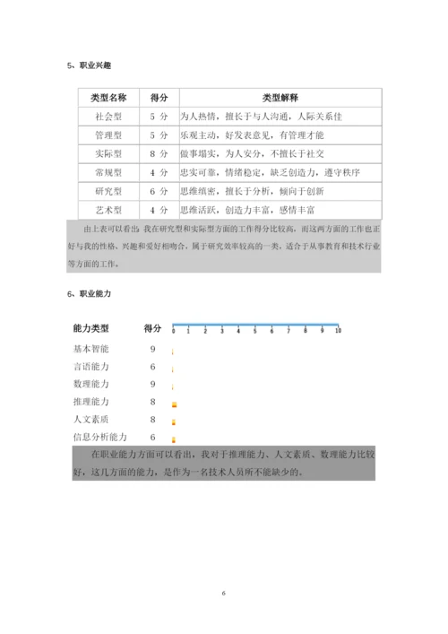 13页5300字园林专业专业职业生涯规划.docx