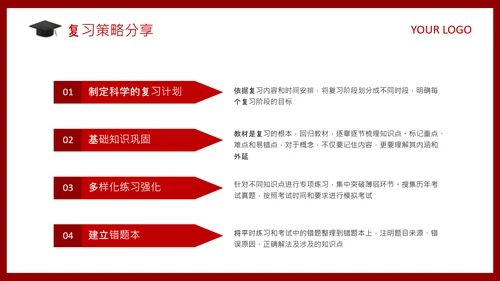 红色商务风高考动员家长会PPT