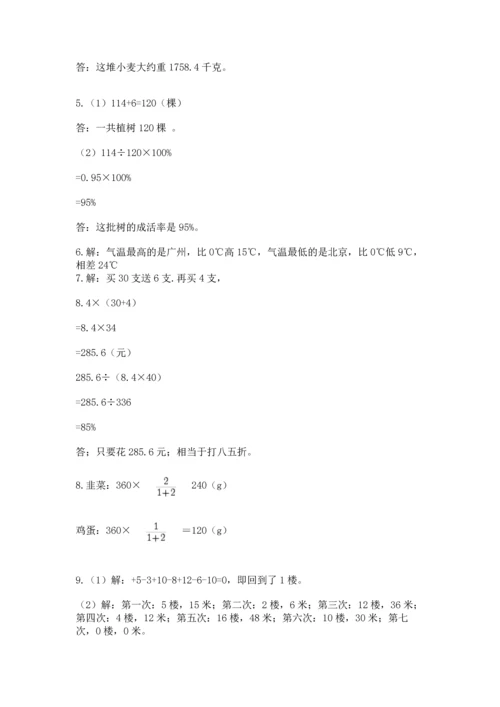 六年级小升初数学应用题50道及参考答案【综合题】.docx