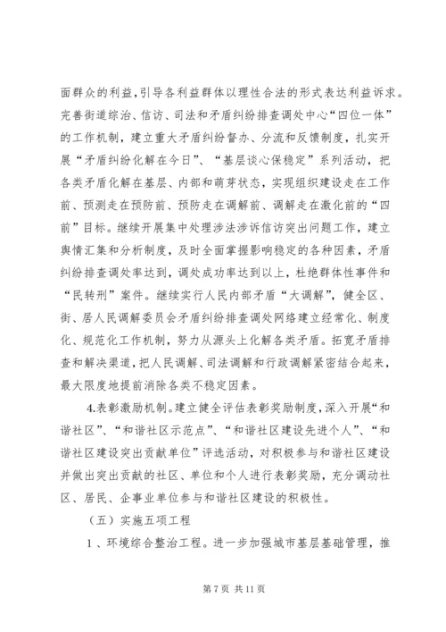 创建和谐社区的意见.docx