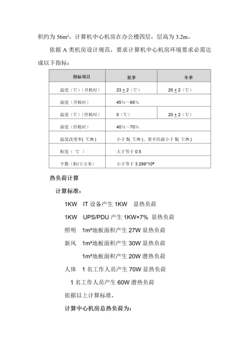 完整版机房建设专业方案模板.docx