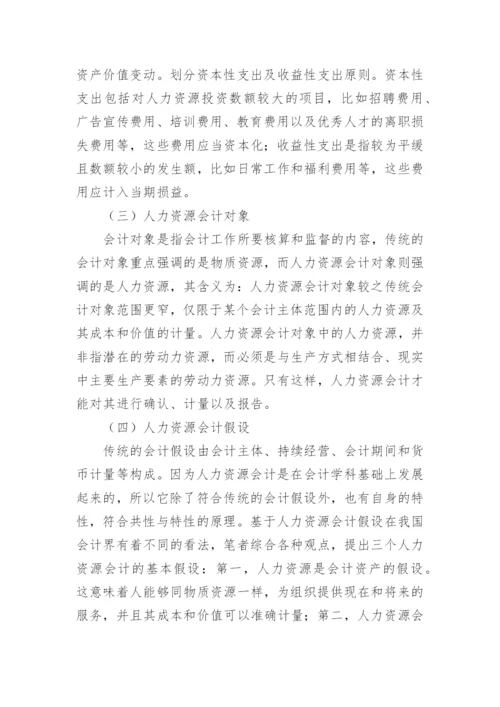 人力资源会计综述论文.docx