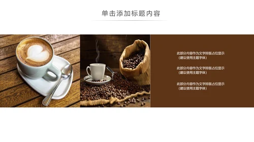 休闲下午茶美味咖啡厅介绍咖啡介绍PPT模板