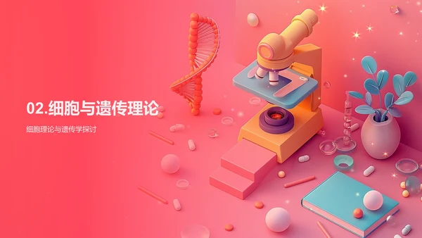 探索生物学基础PPT模板