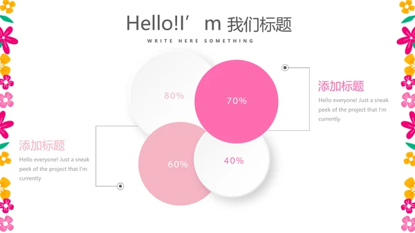 粉色护士长年终工作总结动态PPT