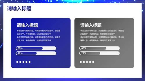高级科技风企业高级汇报PPT模板