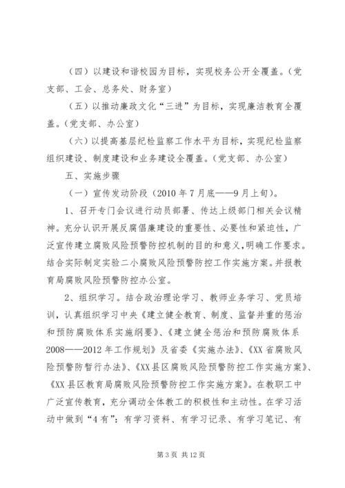 腐败风险预警防控工作实施方案 (5).docx