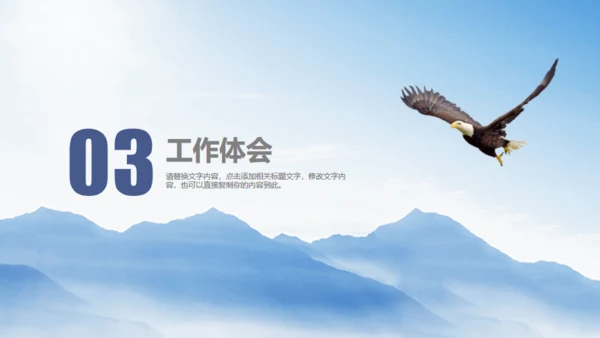 鹰击长空壮志凌云公司宣传通用PPT模版