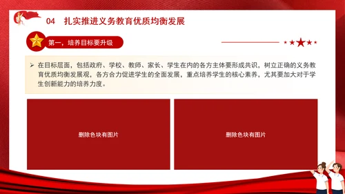 教育系统扎实推进义务教育优质均衡发展主题党课PPT