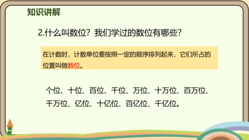 人教版数学四年级上册1.11 整理和复习课件(共27张PPT)
