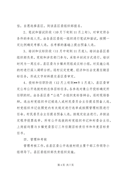 公开选拔干部实施意见.docx