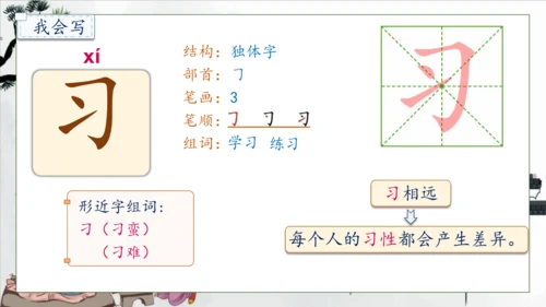 【核心素养】部编版语文一年级下册-识字8. 人之初 第1课时（课件）