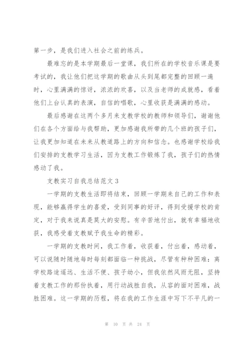 支教实习自我总结范文5篇.docx