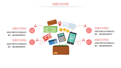 扁平化金融理财投资财务报告PPT模板