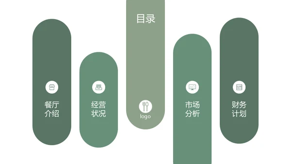 健康餐厅合理膳食商业计划书通用PPT模板
