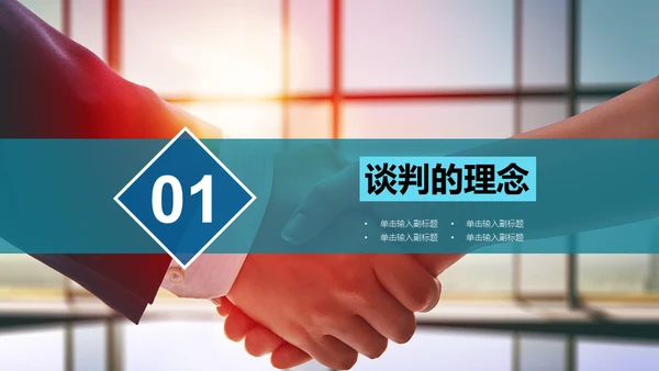 企业团队谈判与技巧培训指南通用PPT模板