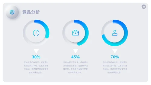 清新渐变新拟态风公司产品介绍新品宣传PPT