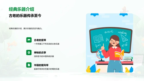 乐器知识讲座PPT模板