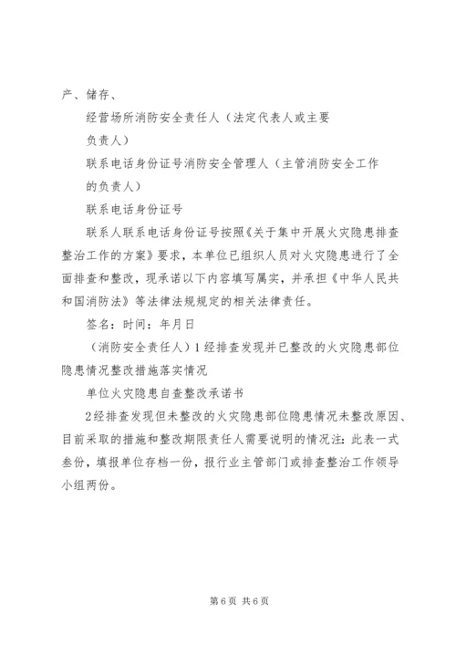 集中开展火灾隐患大排查大整改保安全工作方案.docx