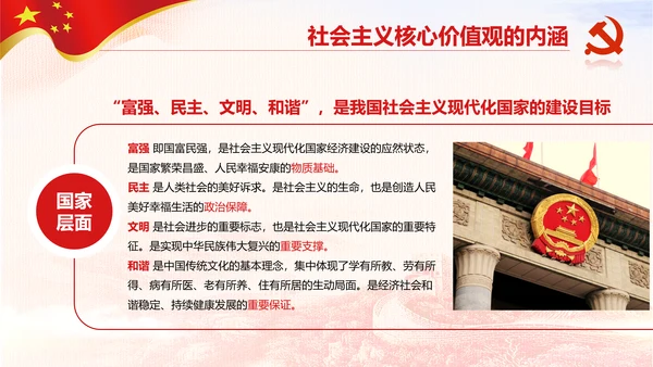 新时代培育社会主义核心价值观PPT模板
