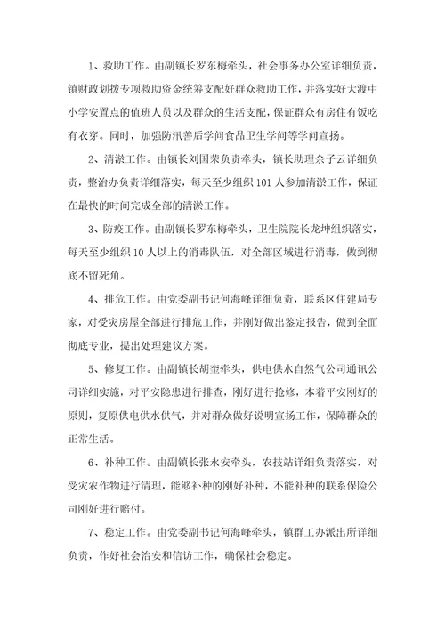 防汛事故应急活动方案8篇